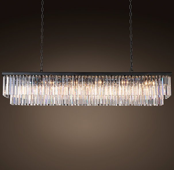 Люстра RH 1920s Odeon Clear Glass Fringe Black iron 150 Черный Люстра RH 1920s Odeon Clear Glass Fringe Black iron 150 Черный в Тюмени | Loft Concept