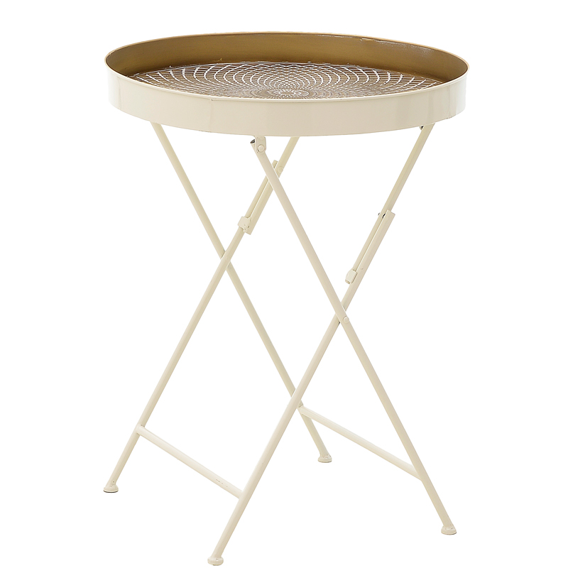 Приставной стол Martita Table Золотой Шампань Приставной стол Martita Table Золотой Шампань в Тюмени | Loft Concept