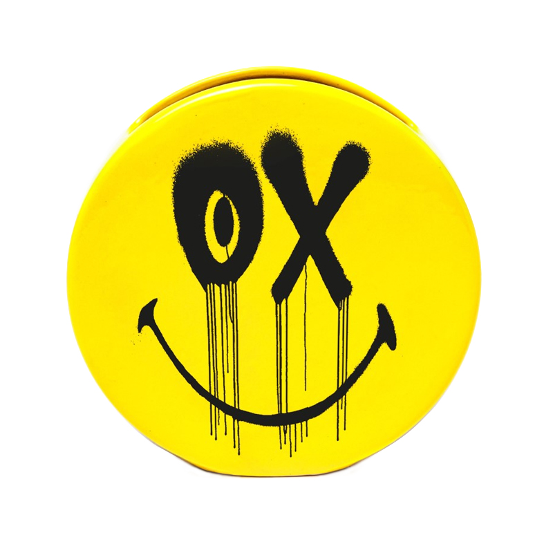 Ваза Seletti Ox Smiley Желтый Черный Ваза Seletti Ox Smiley Желтый Черный в Тюмени | Loft Concept