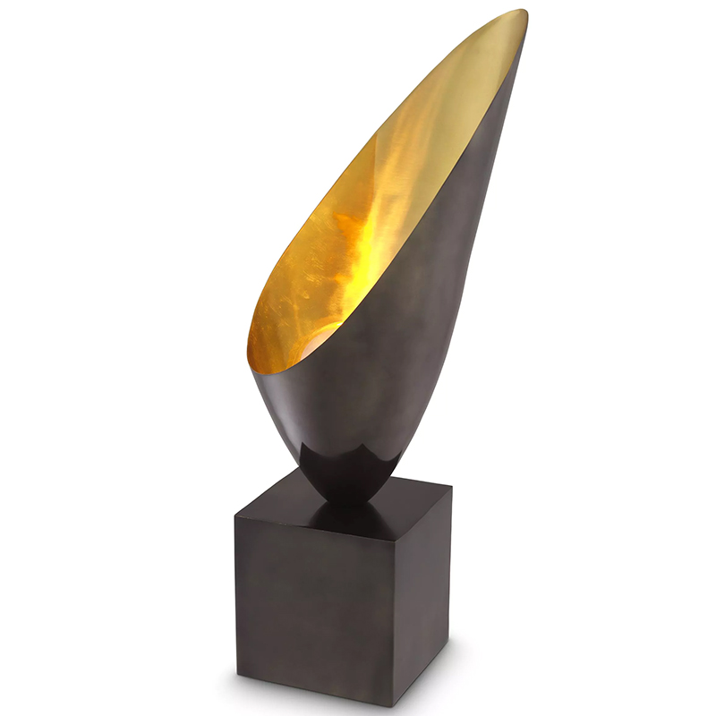 Настольная лампа Eichholtz Table Lamp Grotto Черный Золотой Настольная лампа Eichholtz Table Lamp Grotto Черный Золотой в Тюмени | Loft Concept