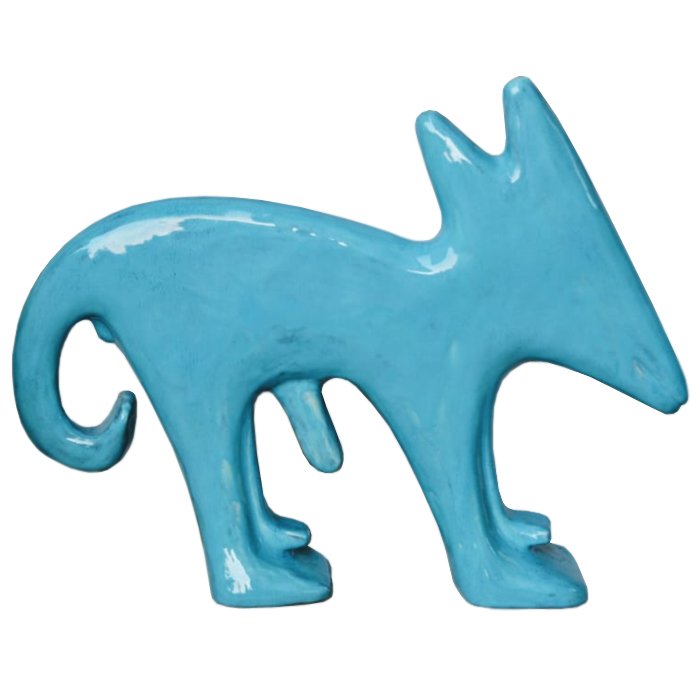 Керамическая собака Gerard Druye Ceramics Бирюзовый Керамическая собака Gerard Druye Ceramics Бирюзовый в Тюмени | Loft Concept
