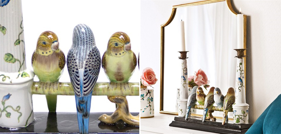 Двойной подсвечник Five Budgies Двойной подсвечник Five Budgies - Loft-Concept в Тюмени