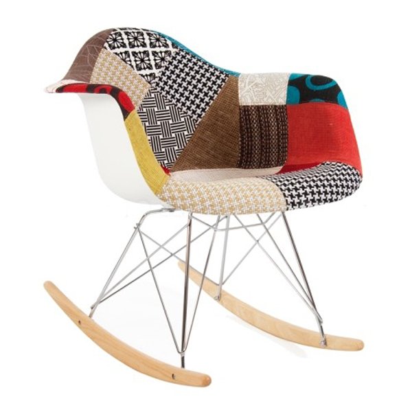Кресло RAR Rocking Patchwork Мульти Кресло RAR Rocking Patchwork Мульти в Тюмени | Loft Concept