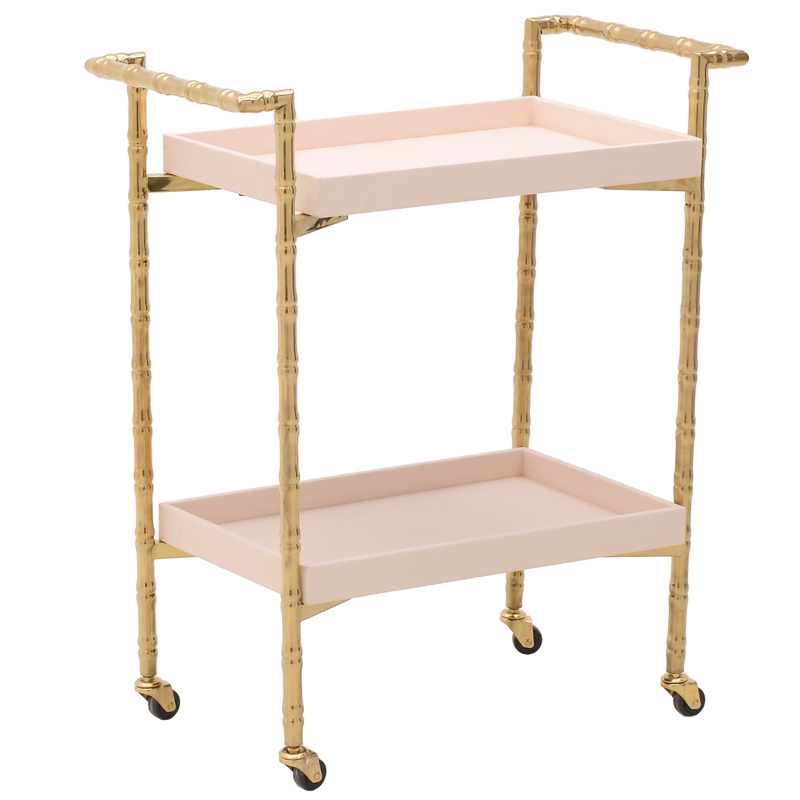 Приставной стол Shinobiya Table Розовый пастельный Глянцевое золото Приставной стол Shinobiya Table Розовый пастельный Глянцевое золото в Тюмени | Loft Concept