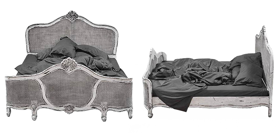 Кровать Wicker Bed White Кровать Wicker Bed White - Loft-Concept в Тюмени