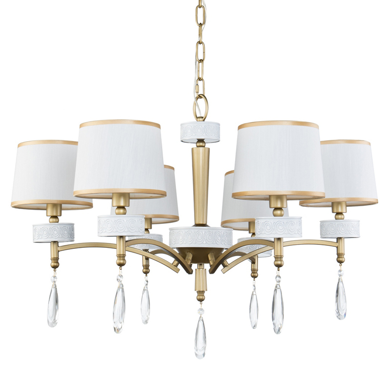 Люстра Dayodore Chandelier 73 Золотой Белый Прозрачный в Тюмени | Loft Concept 
