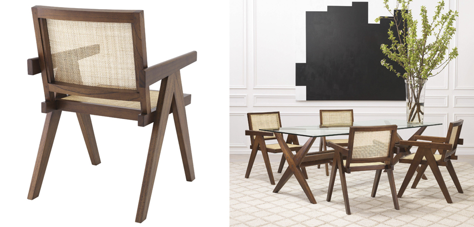 Стул Eichholtz Dining Chair Aristide brown Стул Eichholtz Dining Chair Aristide brown - Loft-Concept в Тюмени