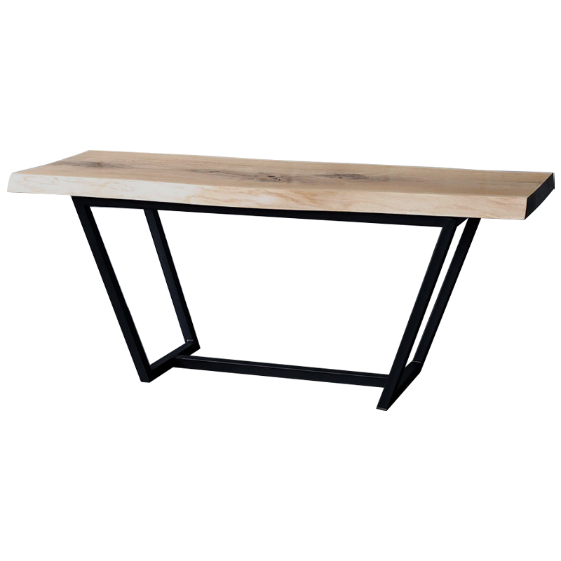 Кофейный стол Pike Industrial Metal Rust Coffee Table Черный Светлый дуб Кофейный стол Pike Industrial Metal Rust Coffee Table Черный Светлый дуб в Тюмени | Loft Concept