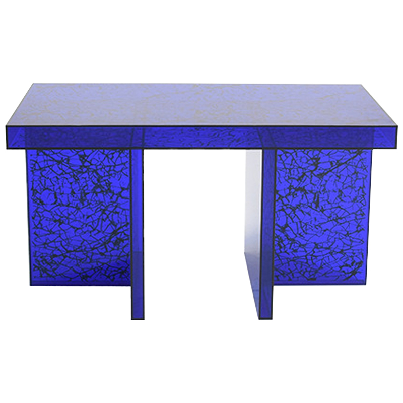 Кофейный стол Acrylic Blue Gerald Coffee Table Синий Черный Кофейный стол Acrylic Blue Gerald Coffee Table Синий Черный в Тюмени | Loft Concept