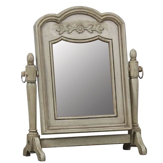 Зеркало настольное BUREAU MIROIR CHATEAU Бежево-серый Зеркало настольное BUREAU MIROIR CHATEAU Бежево-серый в Тюмени | Loft Concept