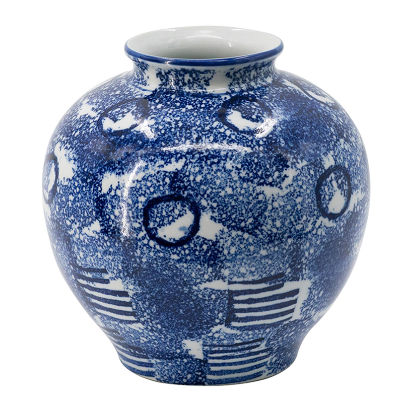 Ваза Abstraction Vase Синий Белый Ваза Abstraction Vase Синий Белый в Тюмени | Loft Concept