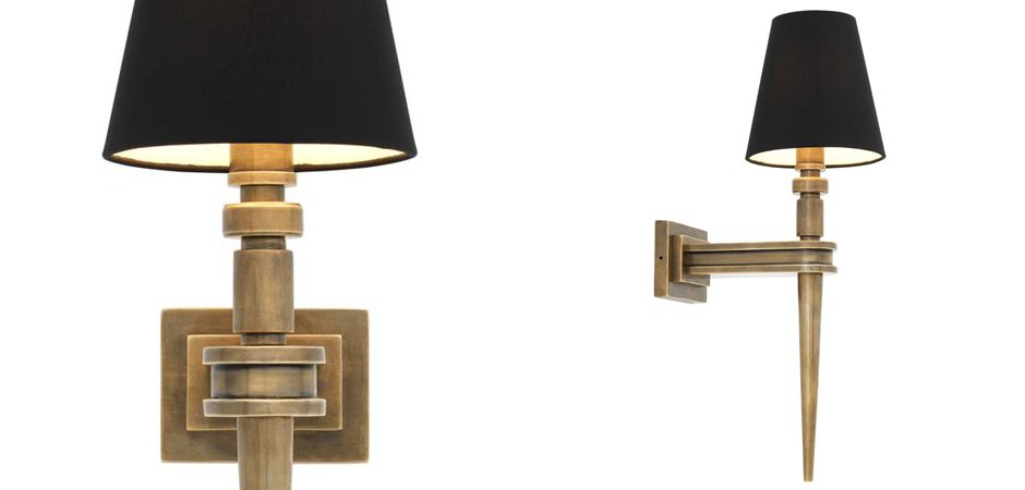 Бра Wall Lamp Waterloo Single Brass Бра Wall Lamp Waterloo Single Brass - Loft-Concept в Тюмени