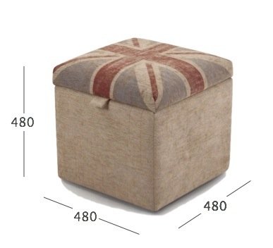 Пуф для хранения Jack Britannia Collection Пуф для хранения Jack Britannia Collection в Тюмени