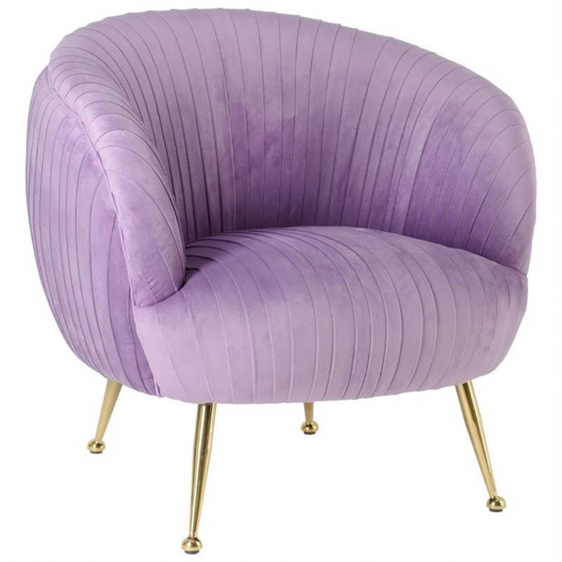 Кресло SOUFFLE CHAIR lilac Сиреневый матовое золото Кресло SOUFFLE CHAIR lilac Сиреневый матовое золото в Тюмени | Loft Concept
