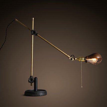 Настольный светильник Steampunk Extension Pole Table 2 Черный Латунь Настольный светильник Steampunk Extension Pole Table 2 Черный Латунь в Тюмени | Loft Concept