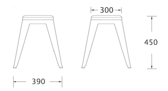 Кухонный стул Tolix Wood Seat Stool Кухонный стул Tolix Wood Seat Stool в Тюмени