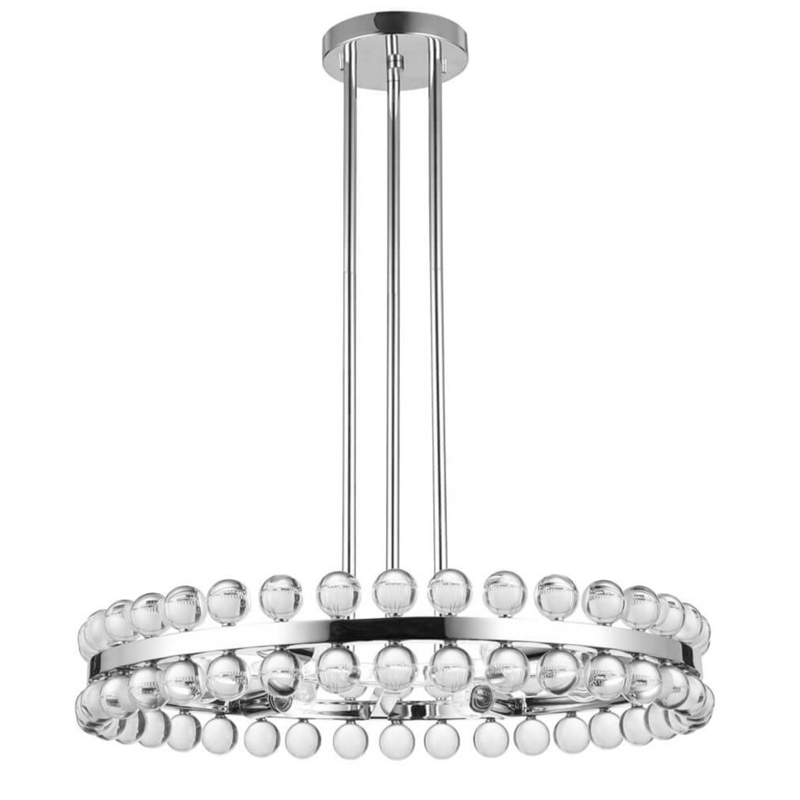 Sacramento Transparent Balls One Circle Chandelier Хром Прозрачный Sacramento Transparent Balls One Circle Chandelier Хром Прозрачный в Тюмени | Loft Concept