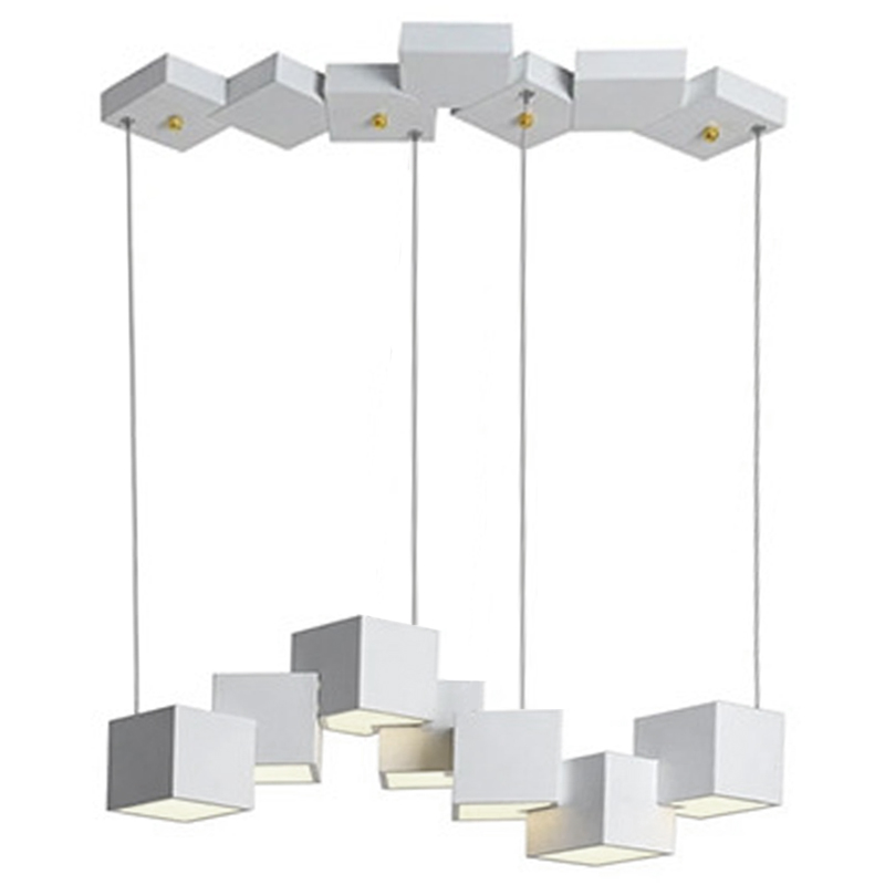 Дизайнерский светодиодный светильник Белый Eight Squares Lamp Белый Дизайнерский светодиодный светильник Белый Eight Squares Lamp Белый в Тюмени | Loft Concept