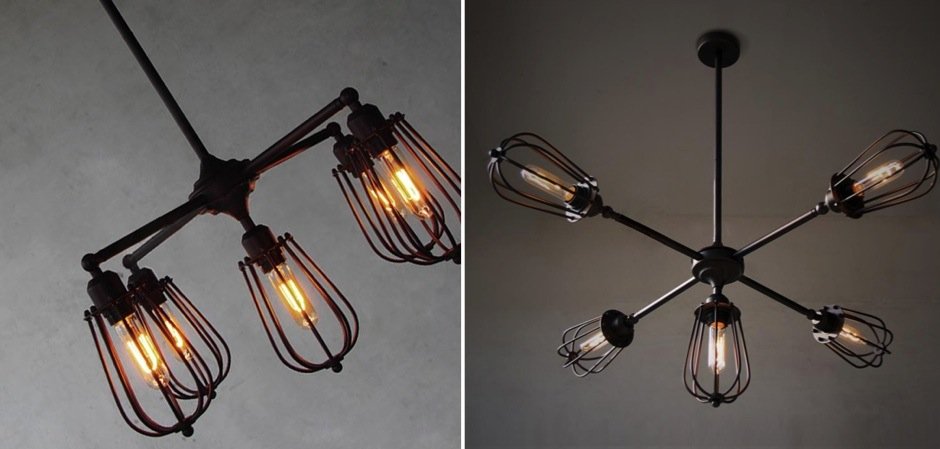 Люстра Loft Marconi Cage Light Люстра Loft Marconi Cage Light - Loft-Concept в Тюмени