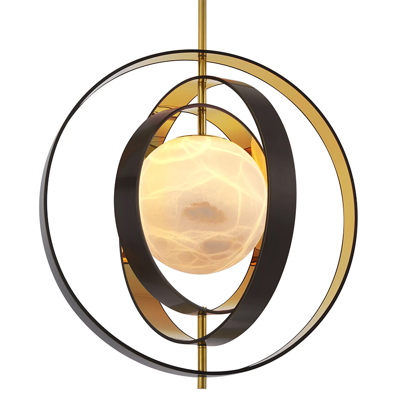 Люстра Eichholtz Chandelier Pearl Золотой Черный Люстра Eichholtz Chandelier Pearl Золотой Черный в Тюмени | Loft Concept