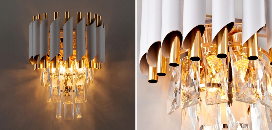 Каскадное бра Empire Crystal Gold Каскадное бра Empire Crystal Gold - Loft-Concept в Тюмени