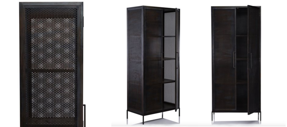 Шкаф Industrial Loft Dark Metal Tali Cabinet Шкаф Industrial Loft Dark Metal Tali Cabinet - Loft-Concept в Тюмени