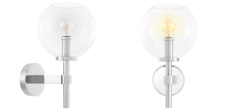 Бра Wall Lamp Jade Nickel Бра Wall Lamp Jade Nickel - Loft-Concept в Тюмени