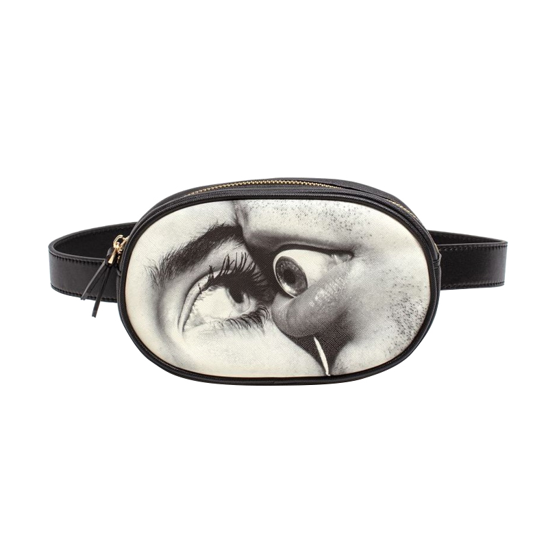Поясная сумка Seletti Mout eyes Черный Серый Поясная сумка Seletti Mout eyes Черный Серый в Тюмени | Loft Concept