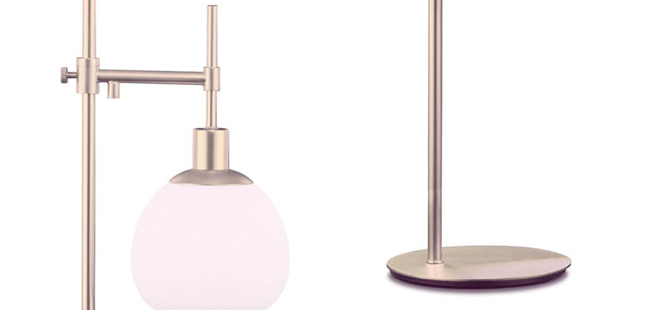 Настольная лампа Tiepolo Ball Table lamp nickel Настольная лампа Tiepolo Ball Table lamp nickel - Loft-Concept в Тюмени