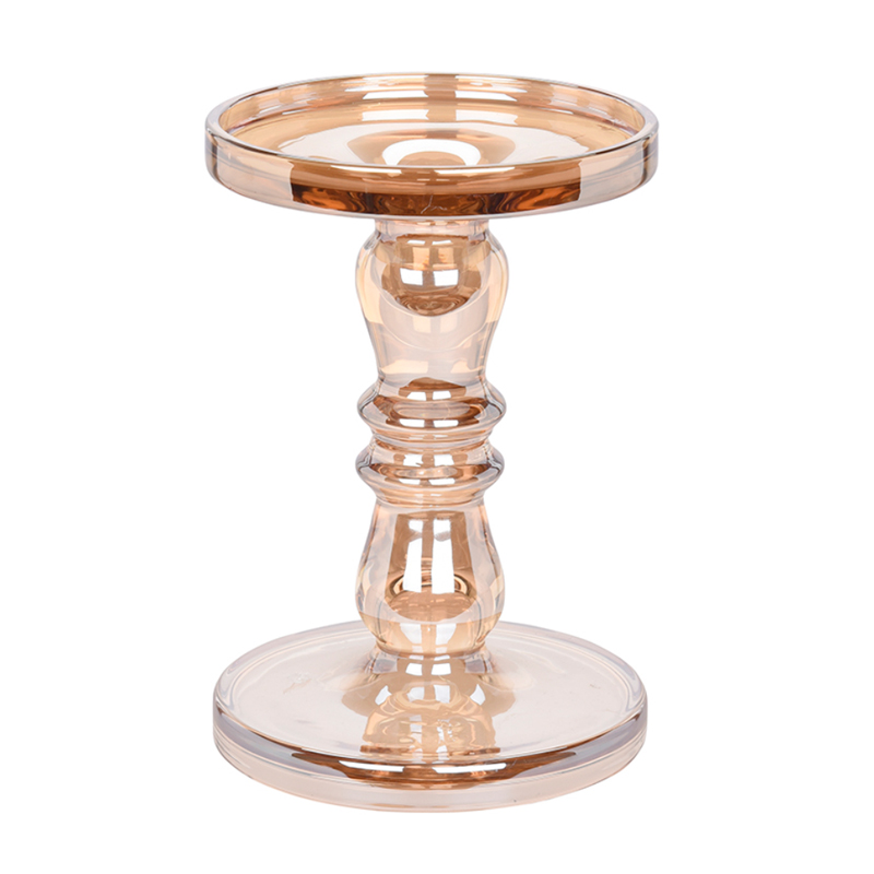 Подсвечник Glass Аmber 18 см Янтарь (Amber) Подсвечник Glass Аmber 18 см Янтарь (Amber) в Тюмени | Loft Concept