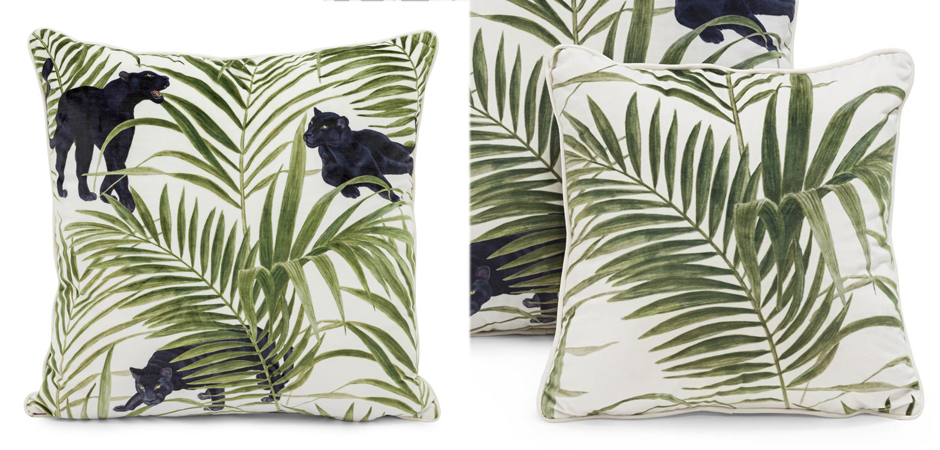 Комплект подушек SET PILLOW ABHIKA white-green Комплект подушек SET PILLOW ABHIKA white-green - Loft-Concept в Тюмени