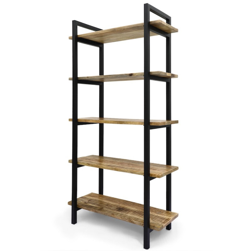 Стеллаж Takari Industrial Wood Коричневый Черный Стеллаж Takari Industrial Wood Коричневый Черный в Тюмени | Loft Concept