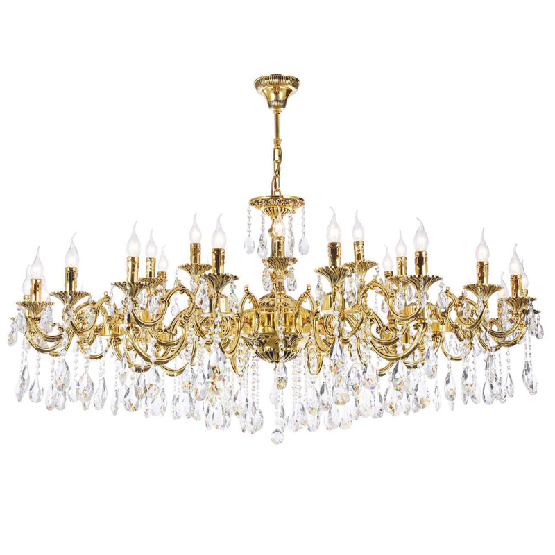 Люстра Stephanie Chandelier 154 Золотой Люстра Stephanie Chandelier 154 Золотой в Тюмени | Loft Concept