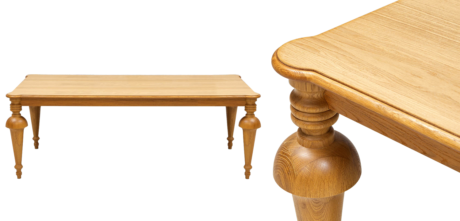 Обеденный деревянный стол Kelise Dinner Table - фото