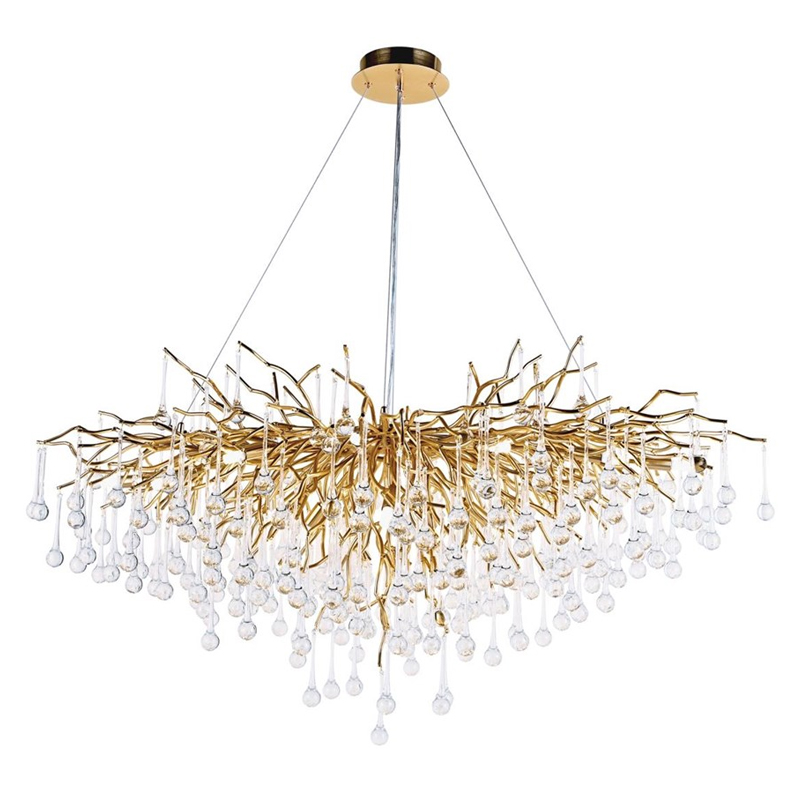 Люстра Большая Eucalyptus Gold Золотой Люстра Большая Eucalyptus Gold Золотой в Тюмени | Loft Concept