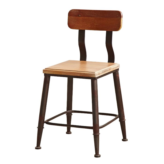 Cтул Loft Wooden mini Белый дуб Коричневый Cтул Loft Wooden mini Белый дуб Коричневый в Тюмени | Loft Concept