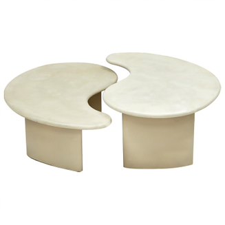 Набор кофейные столы Инь и Янь ivory ( слоновая кость ) Набор кофейные столы Инь и Янь ivory ( слоновая кость ) в Тюмени | Loft Concept