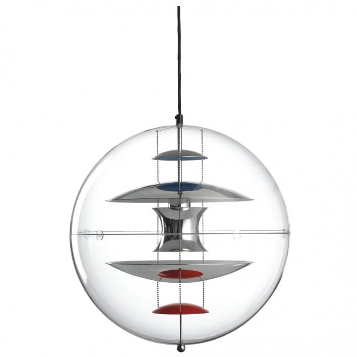 Люстра Verner Panton Vp Globe Прозрачный Люстра Verner Panton Vp Globe Прозрачный в Тюмени | Loft Concept