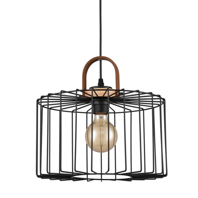 Подвесной светильник Cage Wire Color black D32 Черный Подвесной светильник Cage Wire Color black D32 Черный в Тюмени | Loft Concept