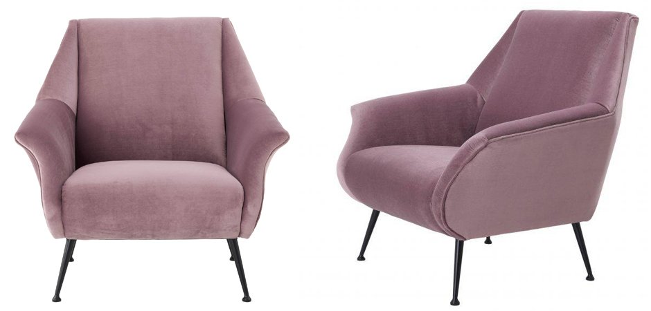 Кресло Eichholtz Chair Trezzo Lilac Кресло Eichholtz Chair Trezzo Lilac - Loft-Concept в Тюмени