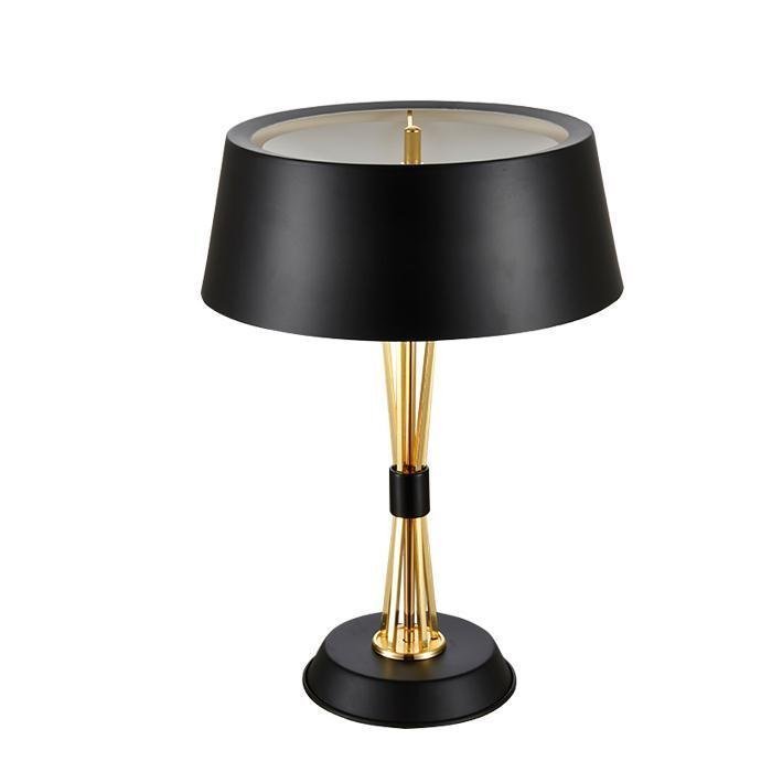 Настольная лампа MILES TABLE LAMP Delightful Глянцевое золото Черный Белый Настольная лампа MILES TABLE LAMP Delightful Глянцевое золото Черный Белый в Тюмени | Loft Concept