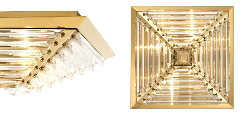 Потолочный светильник Eichholtz Ceiling Lamp Eden Gold Потолочный светильник Eichholtz Ceiling Lamp Eden Gold - Loft-Concept в Тюмени