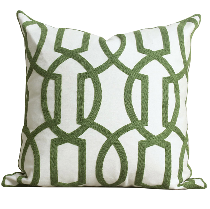 Декоративная подушка Green Ornament #2 Декоративная подушка Green Ornament #2 в Тюмени | Loft Concept