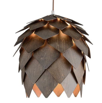 Подвесной светильник Crimea Pine Cone Brown Коричневый Подвесной светильник Crimea Pine Cone Brown Коричневый в Тюмени | Loft Concept
