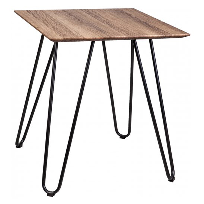 Приставной стол Matron Table square Черный Дуб темный Приставной стол Matron Table square Черный Дуб темный в Тюмени | Loft Concept