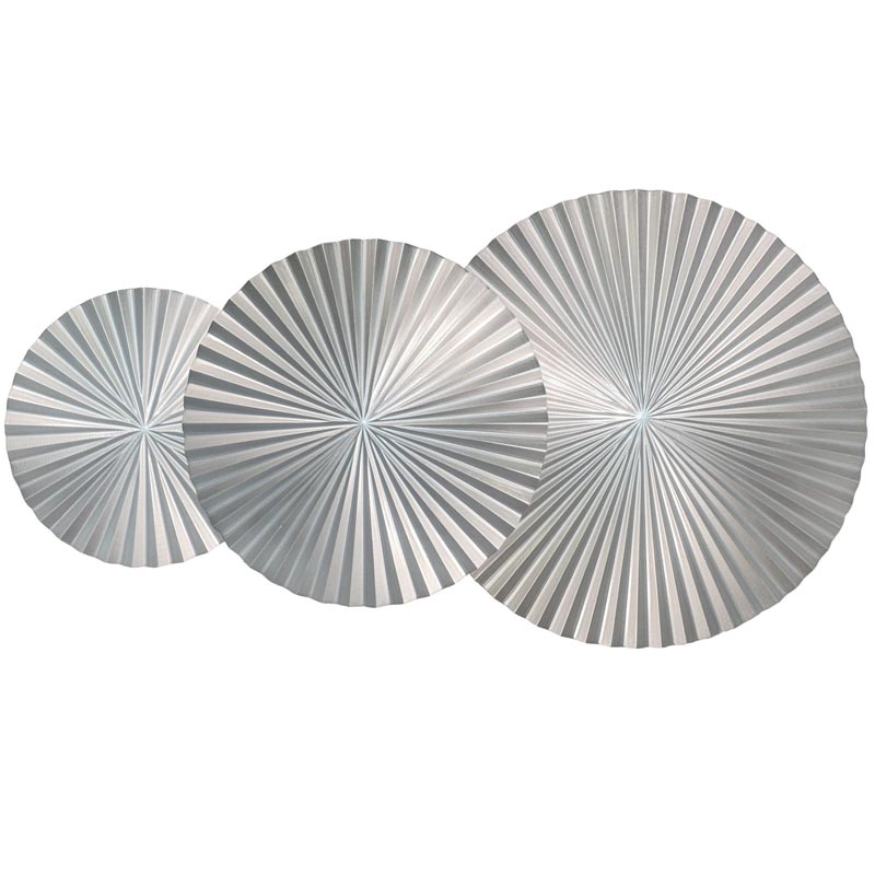 Арт-объект Apollo Silver Wall Plaque Disc 3 Серебряный Арт-объект Apollo Silver Wall Plaque Disc 3 Серебряный в Тюмени | Loft Concept