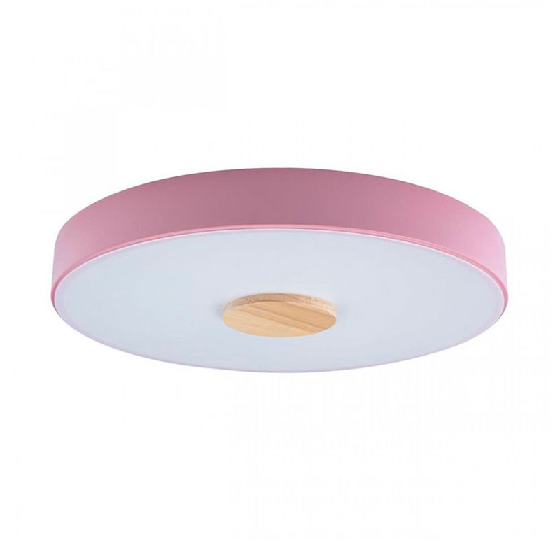 Потолочный светильник Wooden Wheels Pink диаметр 40 Белый Розовый пастельный Древесина Потолочный светильник Wooden Wheels Pink диаметр 40 Белый Розовый пастельный Древесина в Тюмени | Loft Concept