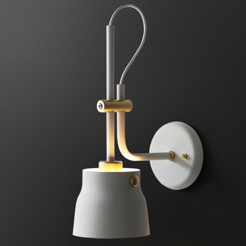 Бра RAM PLASENCIA Wall Lamp white Белый Латунь Бра RAM PLASENCIA Wall Lamp white Белый Латунь в Тюмени | Loft Concept