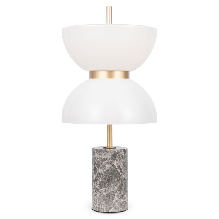 Настольный светильник Gray marble Золотой Серый Настольный светильник Gray marble Золотой Серый в Тюмени | Loft Concept