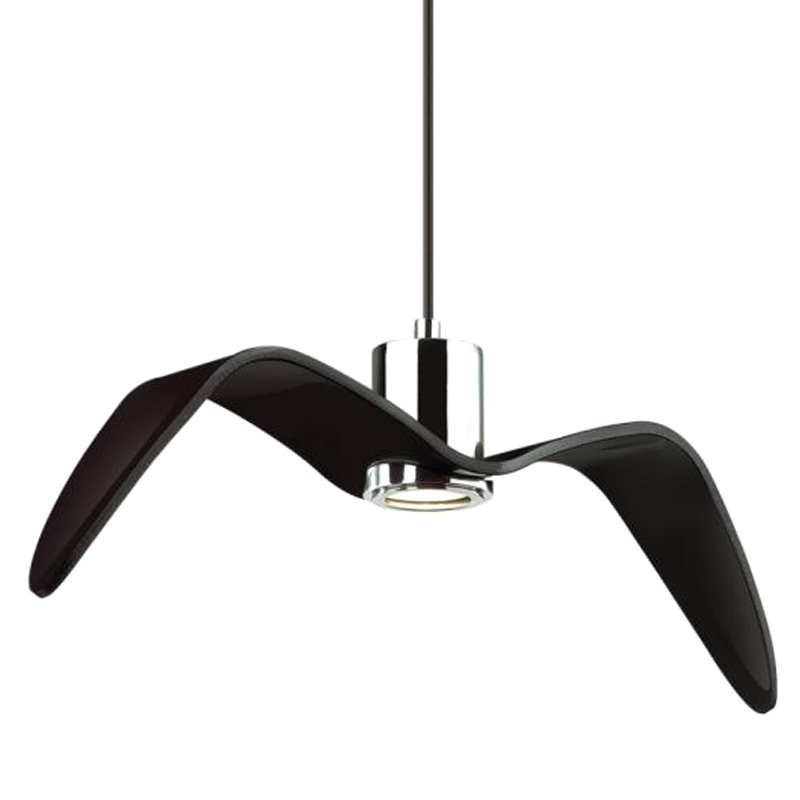 Подвесной светильник Seagull Chrome черный Хром Черный в Тюмени | Loft Concept 